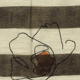 Black Floral Knit, Cotton — texture