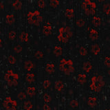 Red Floral Knit, Polyester