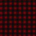 Red Check Jacquard, Polyester, 225 gsm