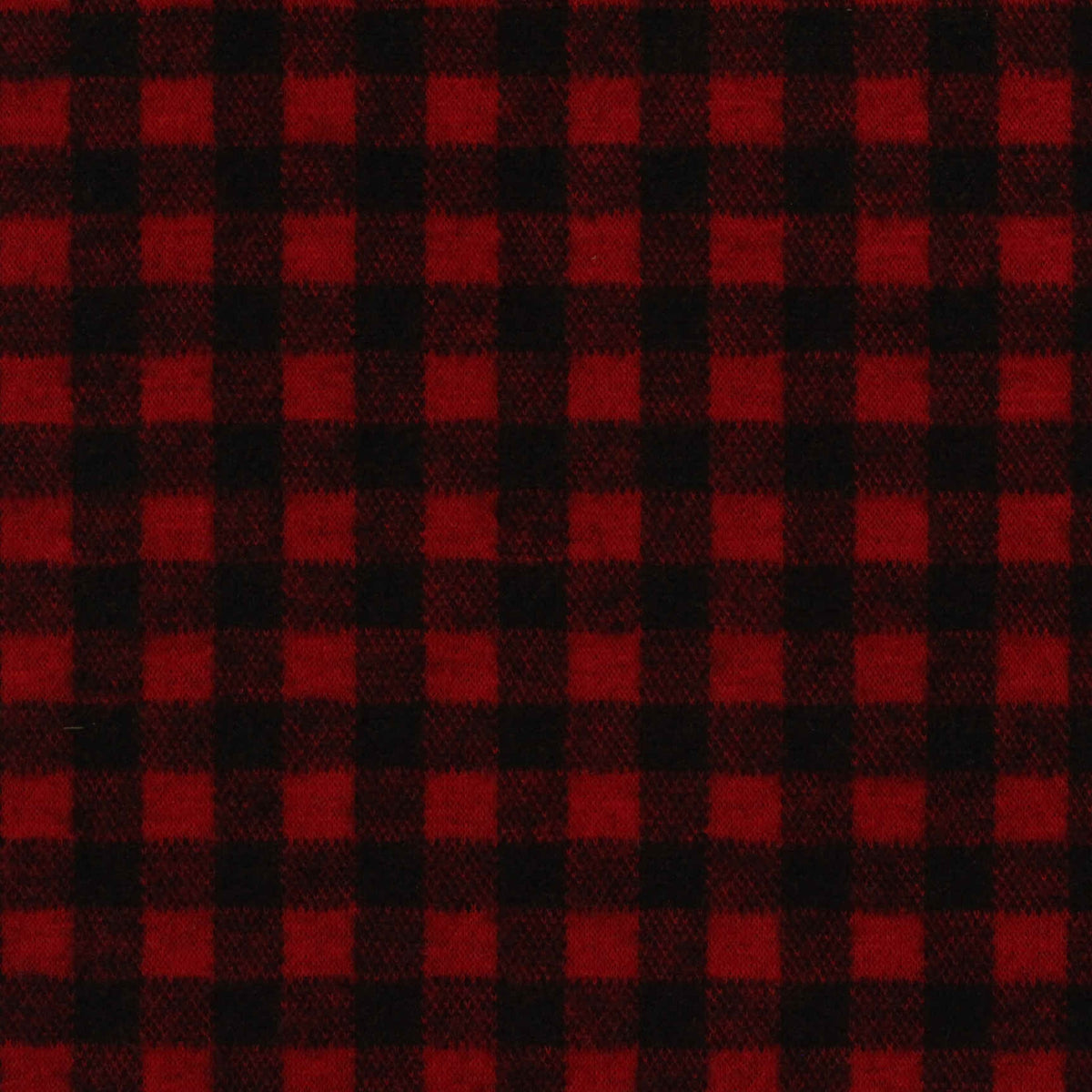 Red Check Jacquard, Polyester, 225 gsm