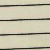 Black Horizontal-Stripe Knit, Cotton — texture