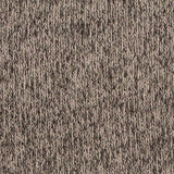 Heathered Brown Marl Rib Knit, Viscose-Poly — texture