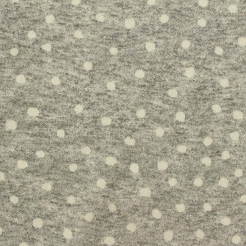 White Dots Milk Silk Knit, Polyester, 175 gsm