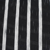 Black Stripes Jersey Knit, Viscose-Poly