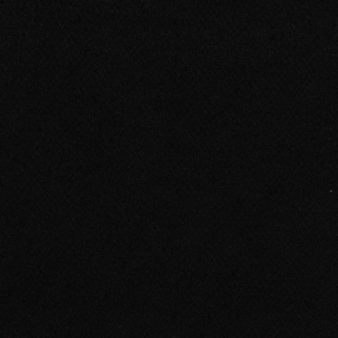 Cotton Viscose Stretch Interlock Knit Fabric, 285 gsm, 170 cm — Black