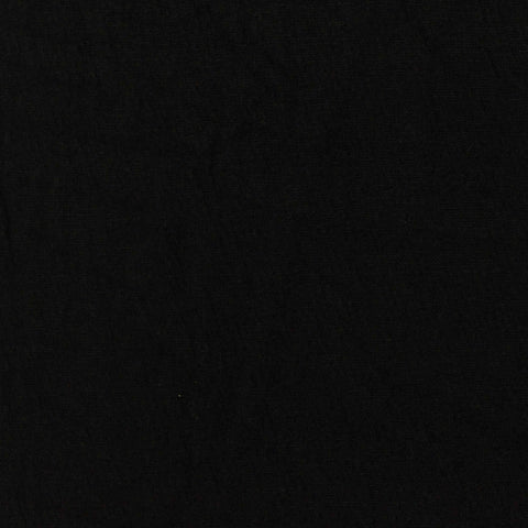 Polyester Stretch Crepe Fabric, 165 gsm — Black