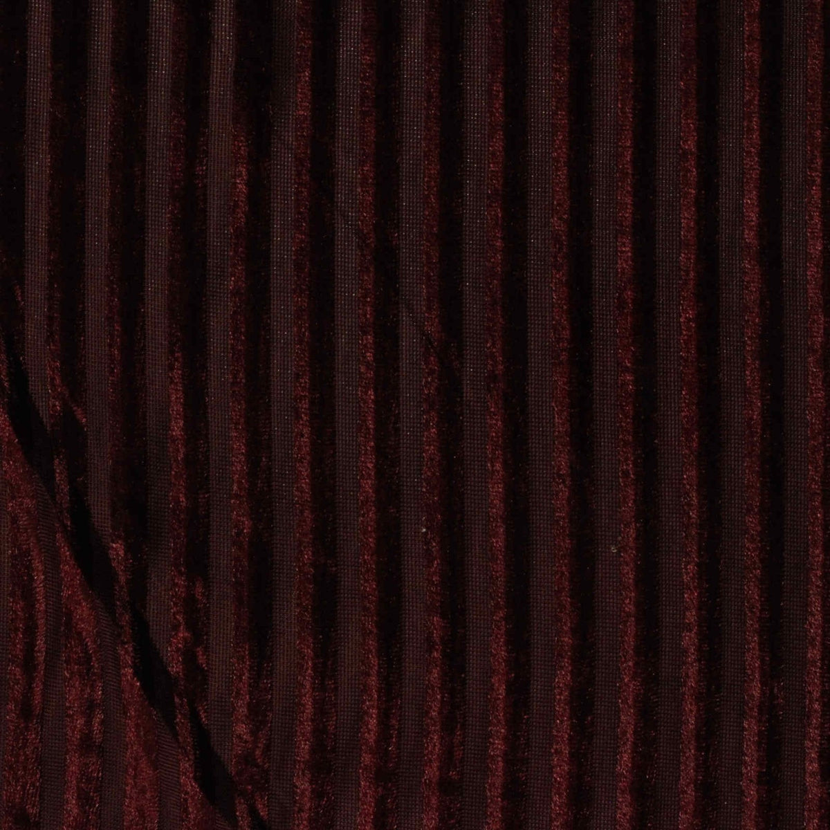 Polyester Stretch Velvet Fabric, 220 gsm — Red