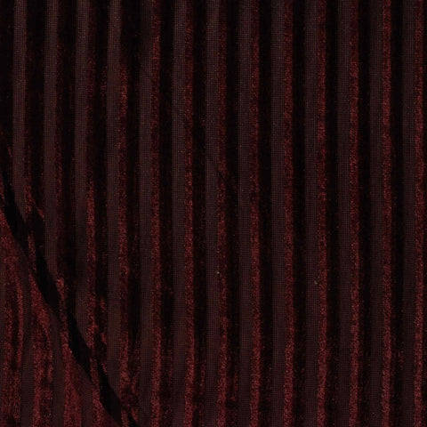 Polyester Stretch Velvet Fabric, 220 gsm — Red
