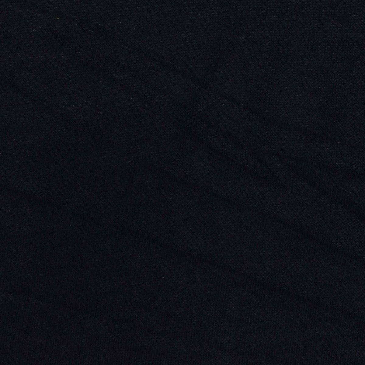 Polyester Viscose French Terry Fabric, 130 gsm — Black, ref EF-238825