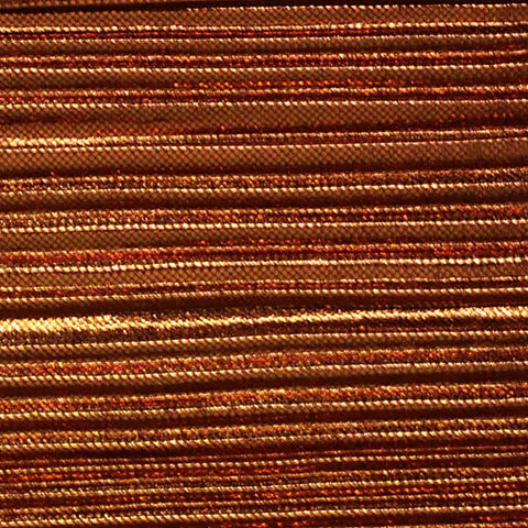 Bronze Horizontal-Stripe Interlock Knit, Polyester