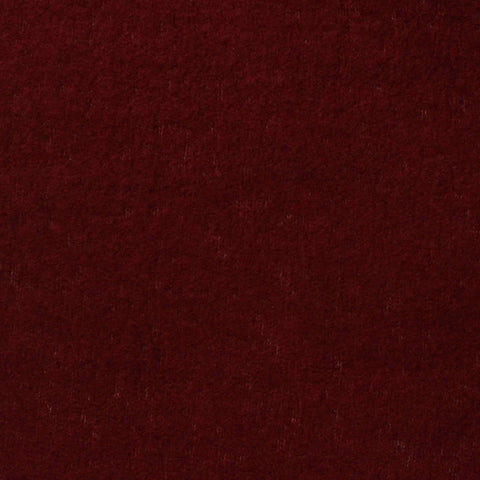 Brushed Viscose Polyester Stretch Chunky Knit Fabric, 250 gsm — Red