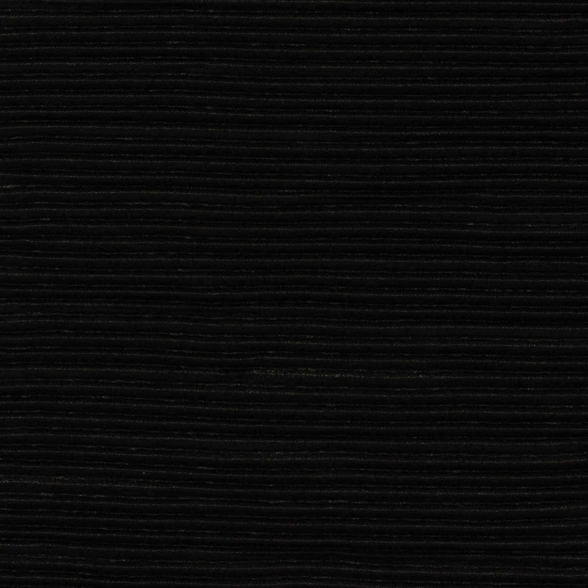 100% Polyester Plissé Fabric, 125 gsm — Black