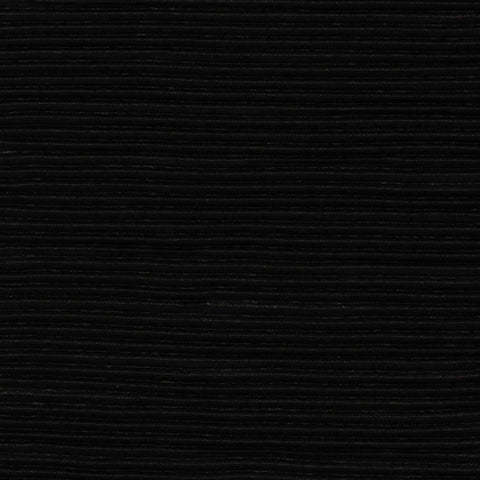 100% Polyester Plissé Fabric, 125 gsm — Black