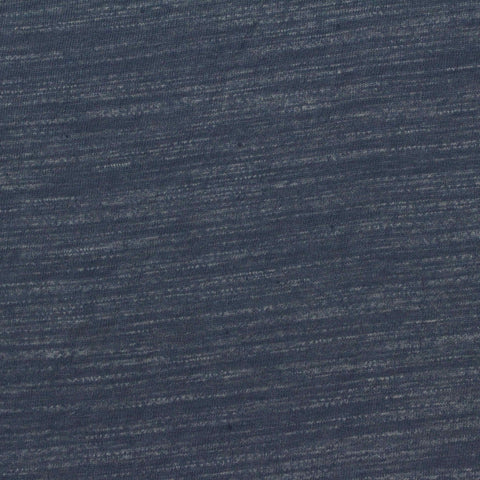 Navy Marl Jersey Knit, Cotton