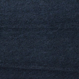 Brushed Polyester Acrylic Stretch Chunky Knit Fabric, 240 gsm — Navy