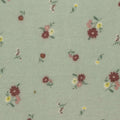 Burgundy Floral Chunky Knit, Poly-Viscose