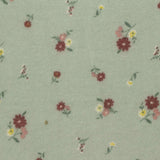 Burgundy Floral Chunky Knit, Poly-Viscose