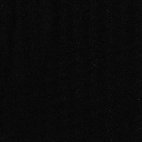 Jacquard Polyester Cotton Knit Fabric, 150 gsm — Black