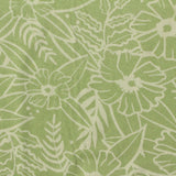 Light Green Floral Jersey Knit, Spandex