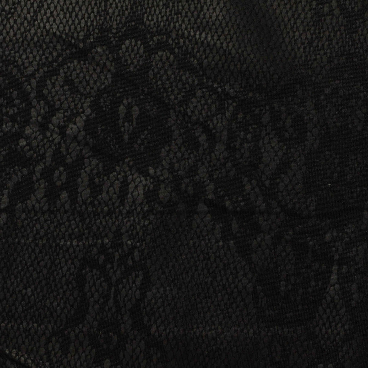Black Tone-on-Tone Jersey Knit, Polyester, 220 gsm