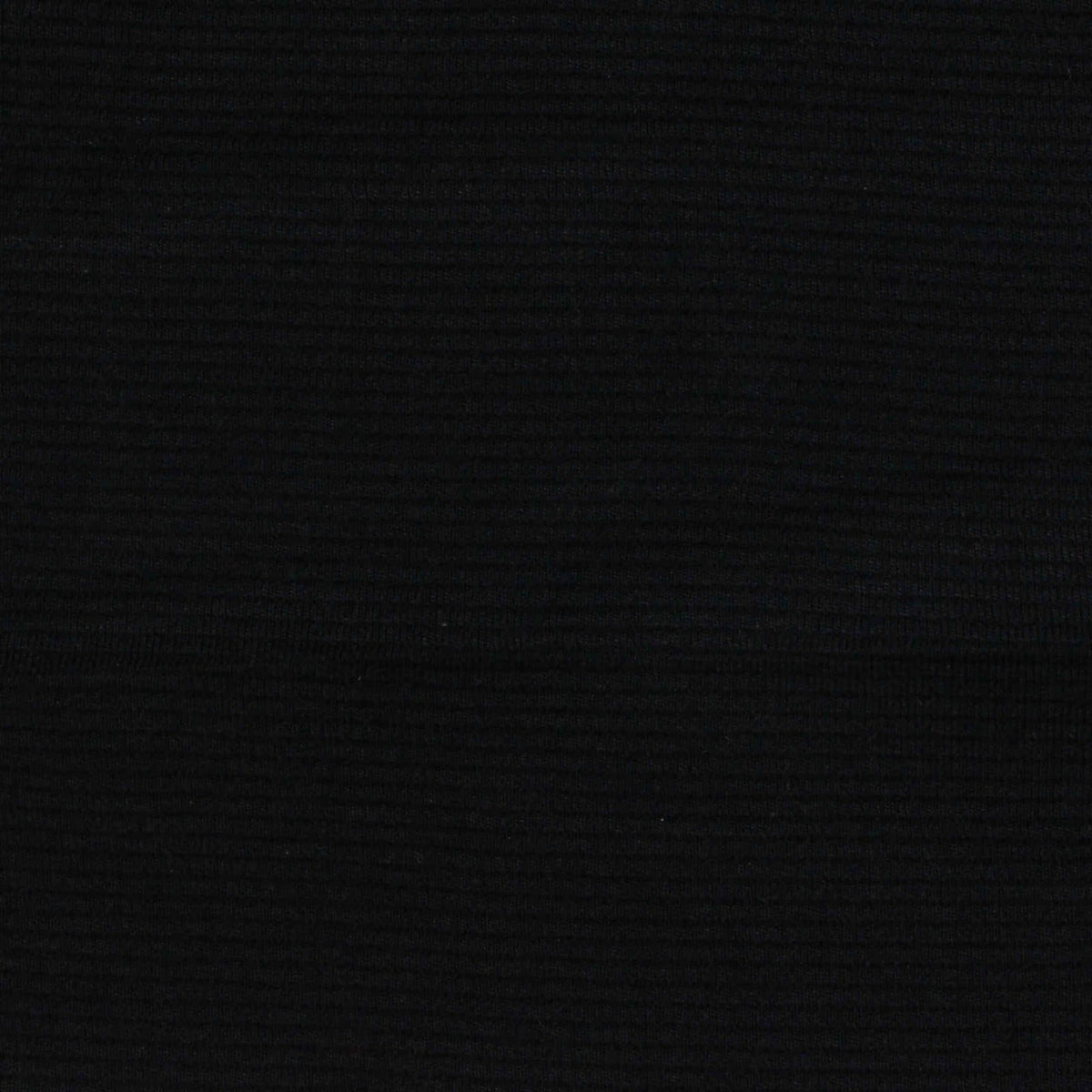 Polyester Stretch Knit Fabric, 300 gsm — Black