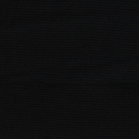Polyester Stretch Knit Fabric, 300 gsm — Black