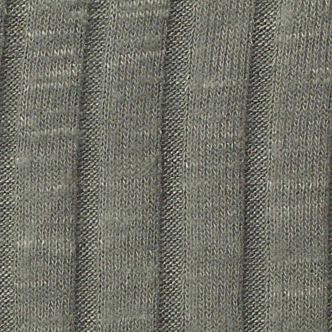 Slub Polyester Stretch Rib Knit Fabric, 190 gsm — Green