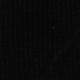 Slub Polyester Viscose Stretch Rib Knit Fabric, 200 gsm — Black