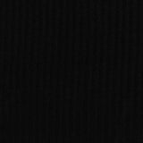 Rib Knit Fabric, 205 gsm — Black