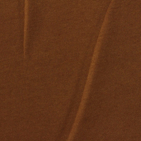 Brushed Polyester Viscose French Terry Fabric, 230 gsm — Brown