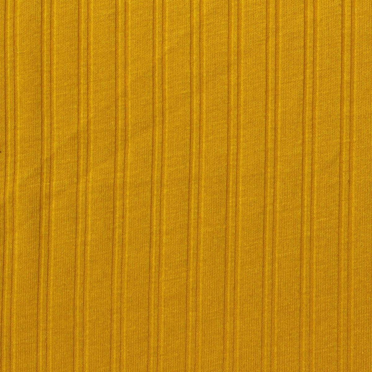 Polyester Viscose Stretch Rib Knit Fabric, 190 gsm — Yellow