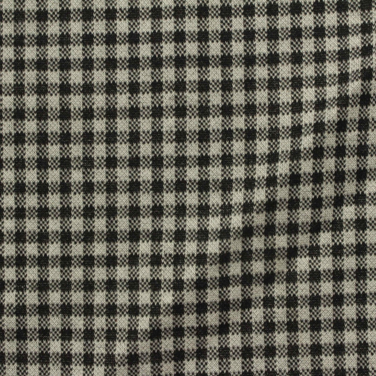 Black Check Jacquard, Polyester, 280 gsm