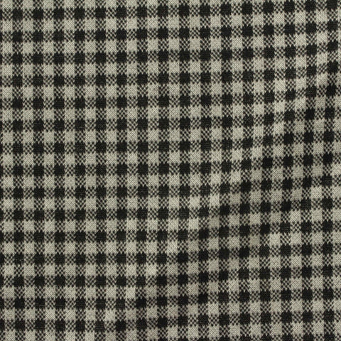 Black Check Jacquard, Polyester, 280 gsm