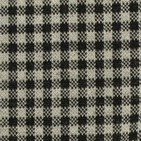 Black Check Jacquard, Polyester, 280 gsm