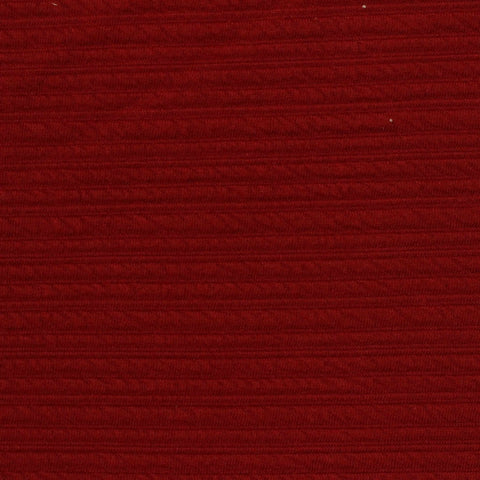 Polyester Stretch Knit Fabric, 250 gsm — Red