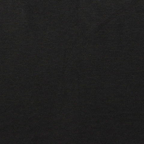 Viscose Cotton Jersey Knit Fabric, 145 gsm — Black