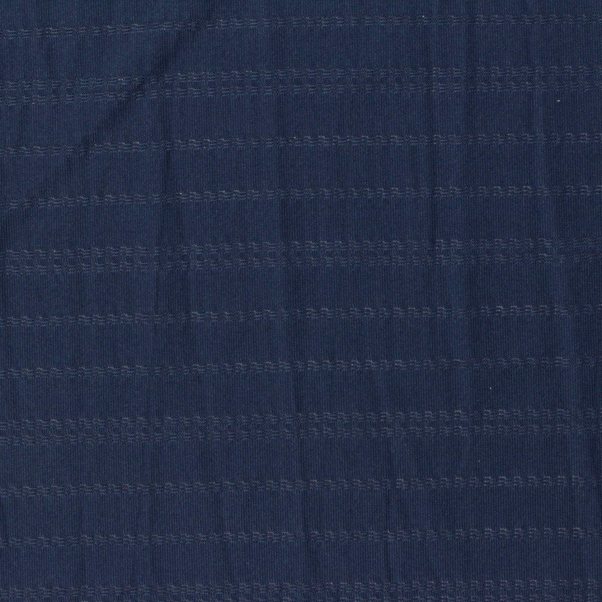 Dark Blue Horizontal-Stripe Jersey Knit, Polyester, 150 gsm