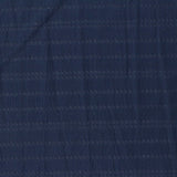Dark Blue Horizontal-Stripe Jersey Knit, Polyester