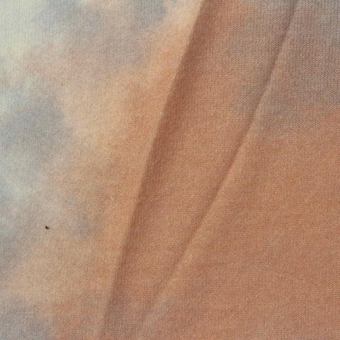 Peach Tie-Dye Chunky Knit, Poly-Viscose