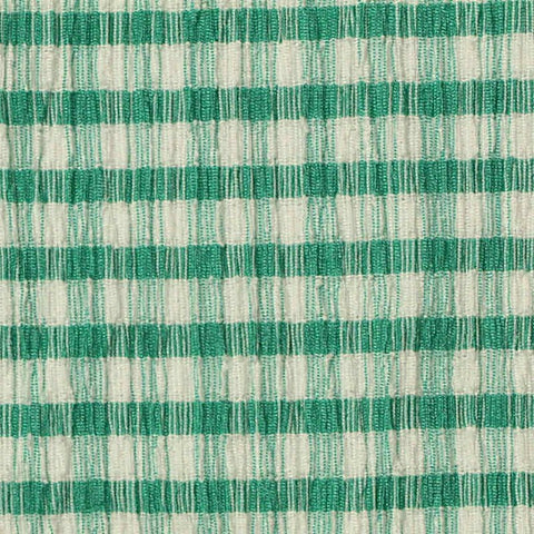 Green Check Warp Knit