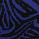 Black Zebra Ponte Knit, Polyester