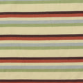 Cream Horizontal-Stripe Jersey Knit, Viscose, 200 gsm