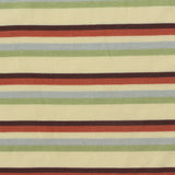 Cream Horizontal-Stripe Jersey Knit, Viscose