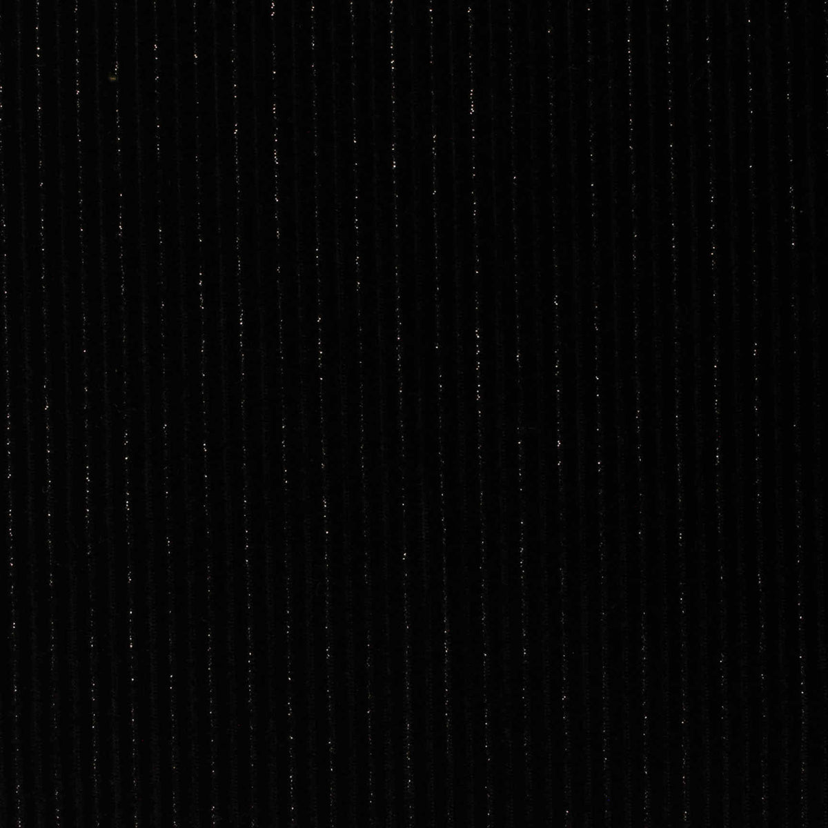 Black Vertical-Stripe Velvet