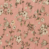 White Floral Rib Knit, Cotton