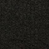 Dark Grey Marl Rib Knit, Poly-Viscose