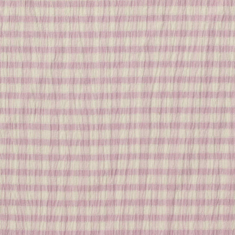Light Purple Check Warp Knit