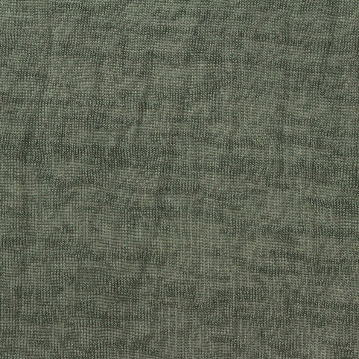 Heathered Green Marl Jersey Knit, Viscose-Poly, 150 gsm