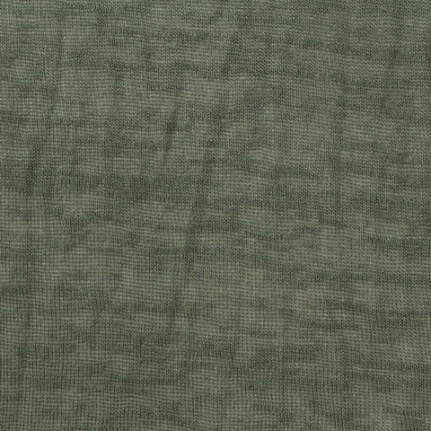 Heathered Green Marl Jersey Knit, Viscose-Poly, 150 gsm