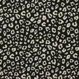 Black Leopard Milk Silk Knit, Polyester